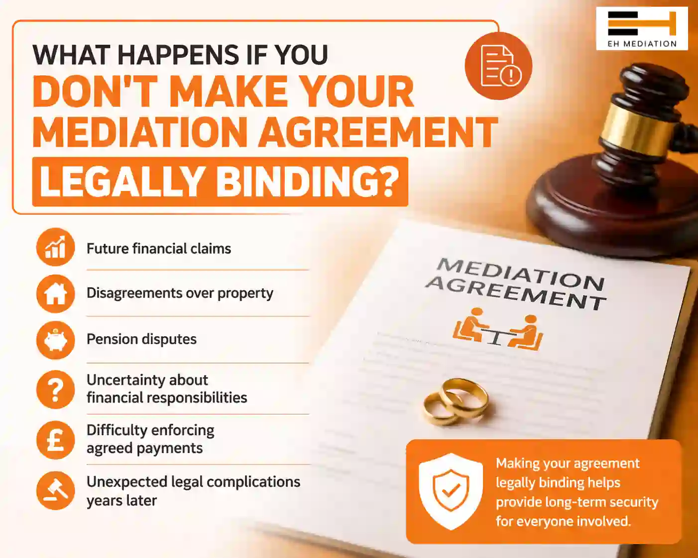 What Happens If You Don't Make Your Mediation Agreement Legally Binding Ascot?